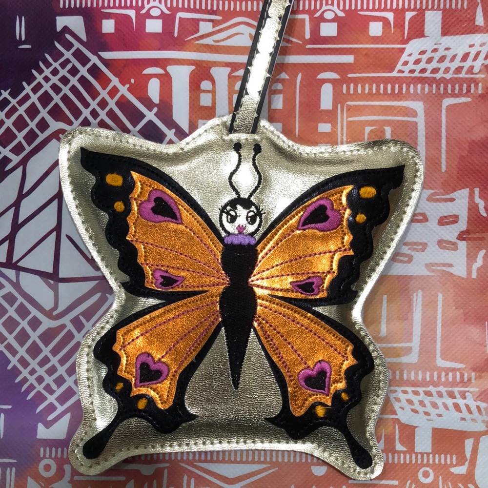 Fluff Butterfly 🦋 Bag Tag